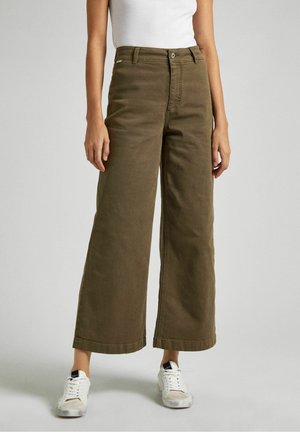 Flared Jeans - khaki