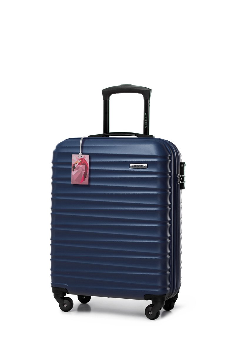WITTCHEN SMALL SUITCASE WITH LUGGAGE TAG FROM ABS - Trolley - dark blue