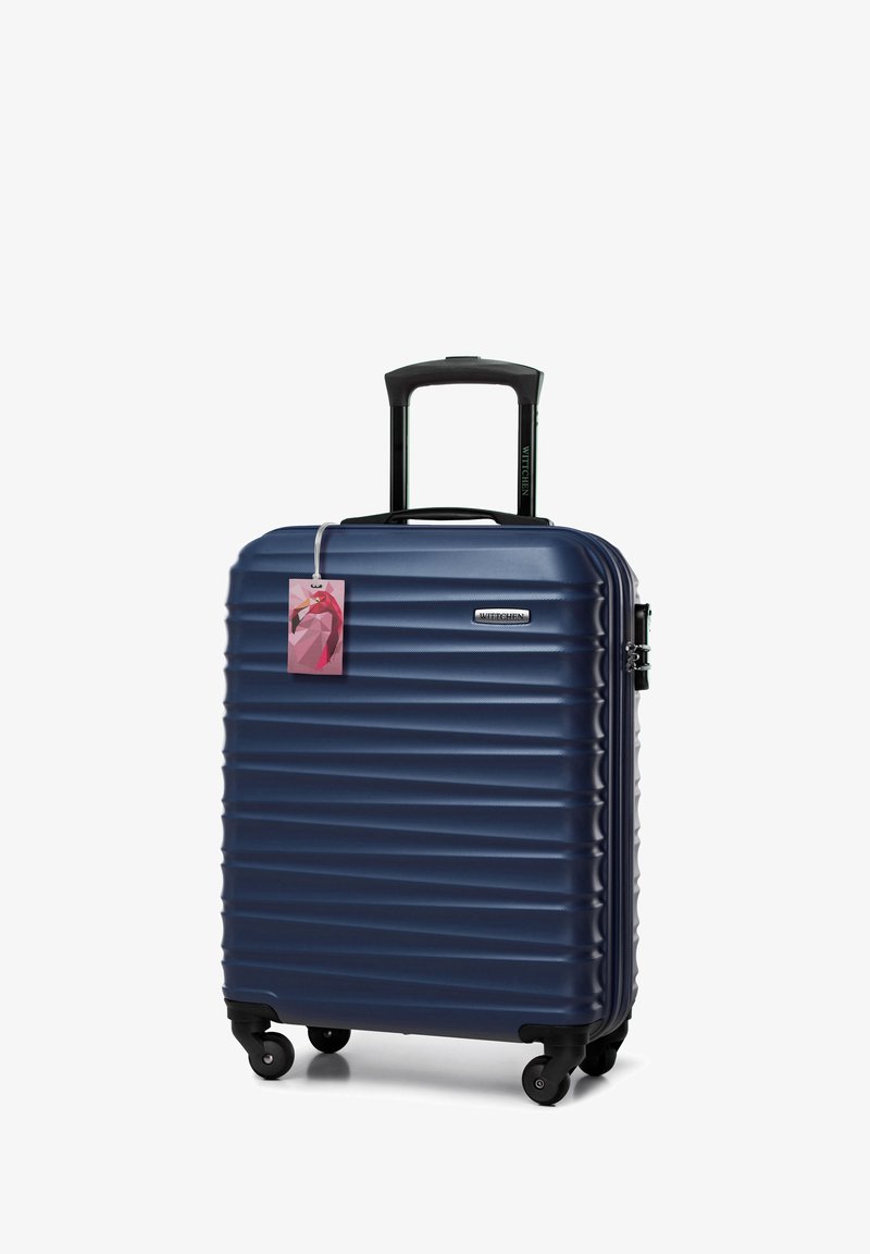 WITTCHEN SMALL SUITCASE WITH LUGGAGE TAG FROM ABS - Trolley - dark blue