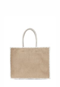 RICAMO - Handbag - beige