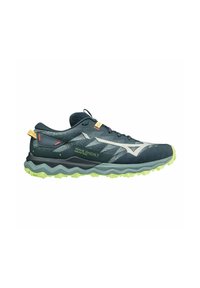 Mizuno WAVE DAICHI 7 - Zapatillas de trail running - orionb mistyb neolime