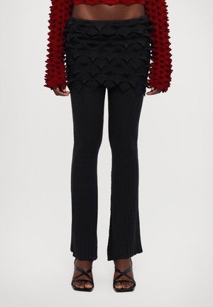 MAXI SPIKE TROUSER SKIRT - Trousers - heather grey