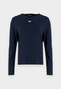 SLIM BADGE TEE - Langarmshirt - dark night navy