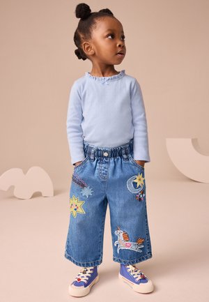 Next, UNICORN EMBELLISHED  - Laza szabású farmerek - denim