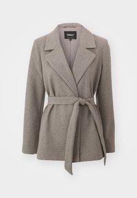 ONLALVILDA LIFE SHORT WRAP COAT - Manteau court - mocha meringue