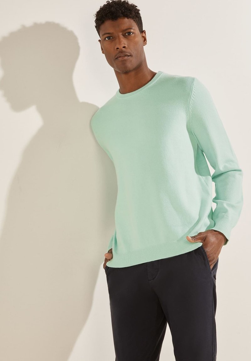 Herren Strickjacken | Guess Strickpullover grün - ZO09222 Herren Strickjacken | Guess Strickpullover grün - ZO09222