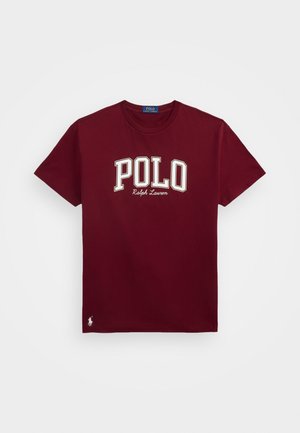 Polo Ralph Lauren CUSTOM SLIM FIT LOGO JERSEY T-SHIRT - T-Shirt print - classic wine