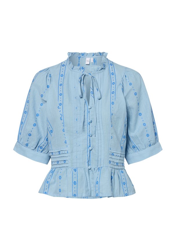 YASCINA - Bluse - hellblau blau