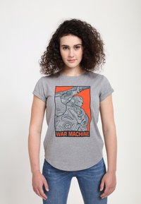 Henry Tiger AVENGERS ENDGAME POP MACHINE - T-shirts print - melange grey