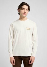 Lee WOBBLY TEE - REGULAR FIT - Pitkähihainen paita - ecru