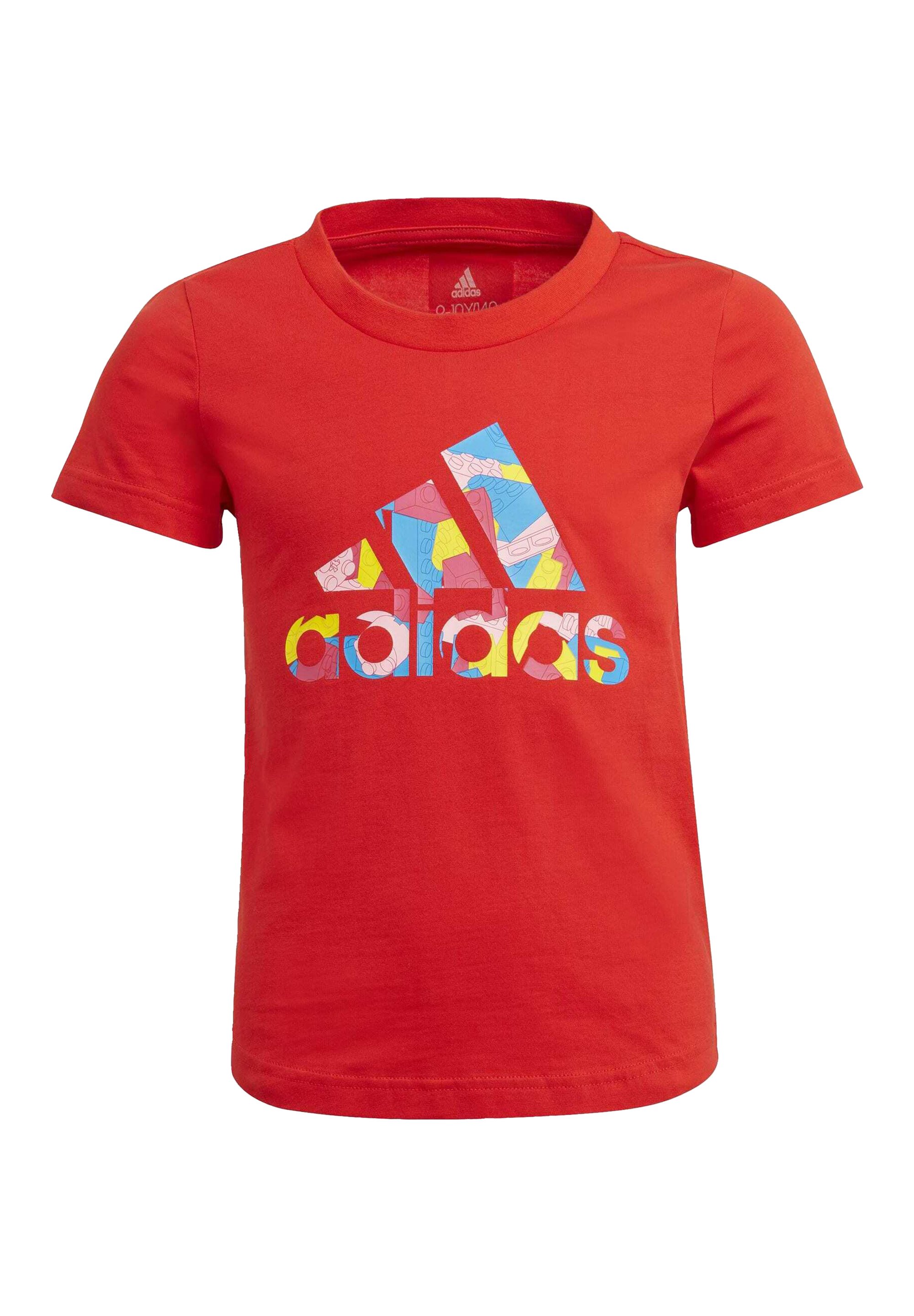 adidas Performance LEGO BADGE OF SPORT GRAPHIC - T-shirt imprimé -  red/rouge - ZALANDO.FR