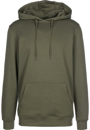 Urban Classics OVERDYED HOODY - Hoodie - khaki/olive