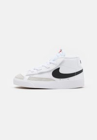 Nike Sportswear - BLAZER MID '77 UNISEX - Zapatillas altas - white/black/total orange Imagen en miniatura 1