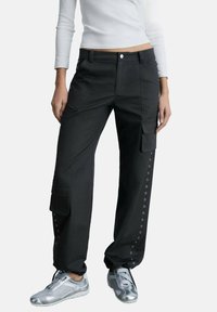 Mango Cargohose - grey