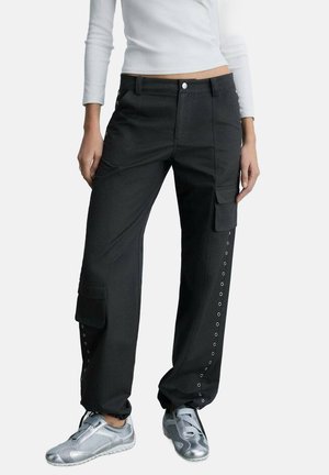 Mango Pantaloni cargo - grey