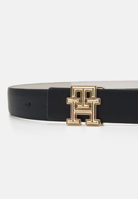Tommy Hilfiger LOGO - Cintura - space blue/ancient white