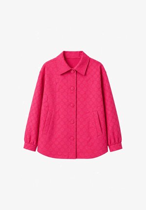 Touché Privé, THIN JACQUARD BOMBER JACKET - Καλοκαιρινό μπουφάν - pink