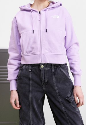 Zip-up sweatshirt - lilac