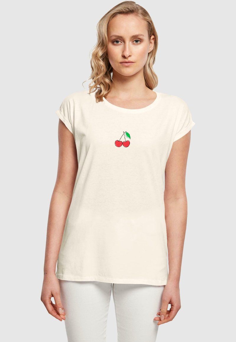 Merchcode SUMMER SWEET CHERRY - Marškinėliai su spaudiniu - sand