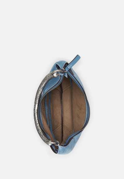 Polo Ralph Lauren POLO ID SUEDE MINI SHOULDER BAG - Sac à main - bluebell