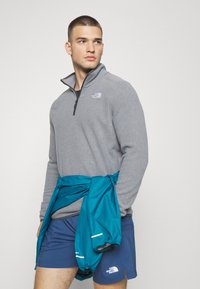 The North Face GLACIER 1/4 ZIP - Fleecepullover - medium grey heather