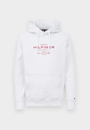 OVAL GRAPHIC HOODIE UNISEX - Sweatshirt - white