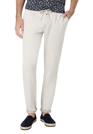 JOGGER MIT TUNNELZUG - Chinos - beige