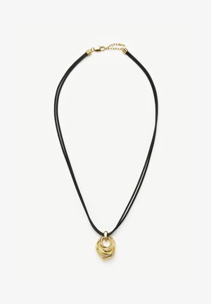 Missoma, MARK GONG DRAPED STATEMENT CORD NECKLACE - Collier - gold-coloured