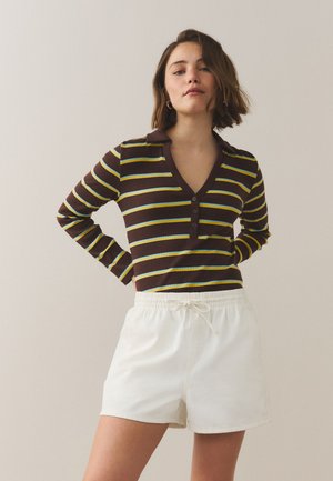 Next, REGULAR FIT - PULL ON SHORTS  . - Jeans Shorts - dark white