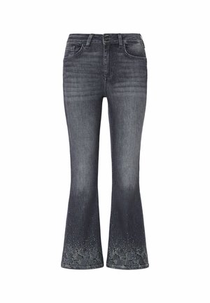 LIU JO, LIU JO BOOTCUT JEANS WITH RHINESTONES - Jeans Bootcut - grey