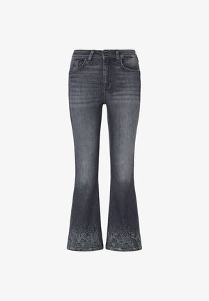 LIU JO, LIU JO BOOTCUT JEANS WITH RHINESTONES - Jeans Bootcut - grey