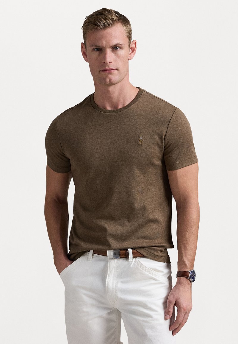 Polo Ralph Lauren CUSTOM SLIM FIT SOFT COTTON T-SHIRT - Tricou basic - cedar heather