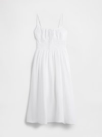 TIE FRONT MAXI  - Vestito casual - optic white