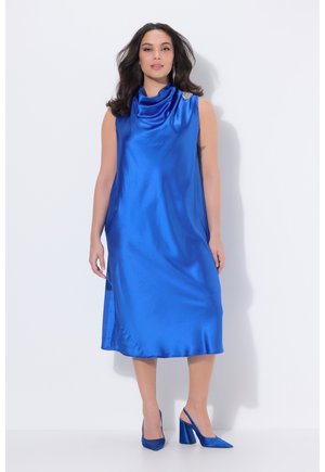 WATERFALL COLLAR - Ballkleid - blue