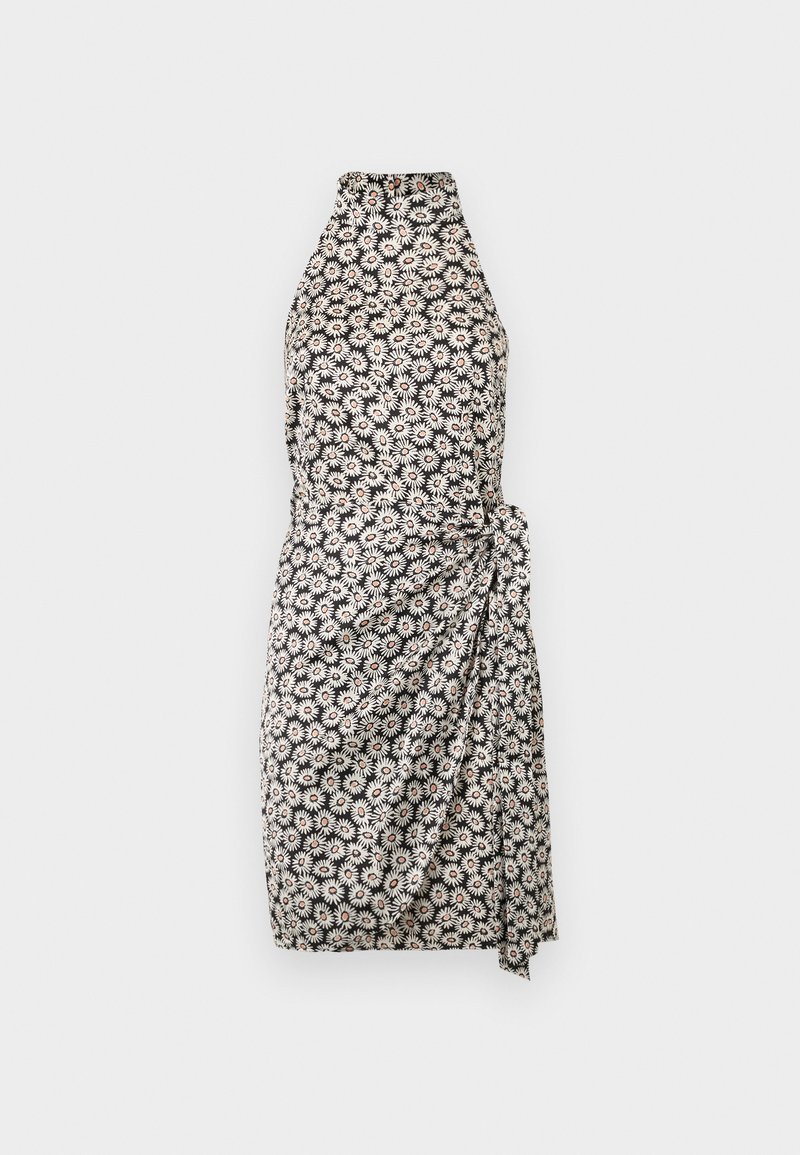 HUGO KELESA - Robe de soirée - black/white/kaki - ZALANDO.FR
