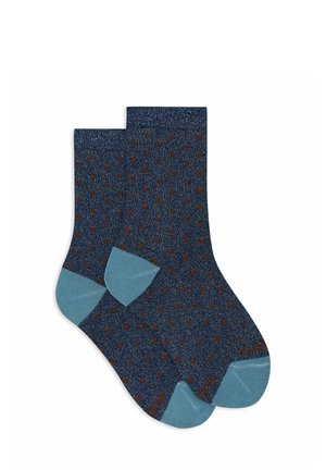 Gallo GLITTER WITH POLKA DOTS - Calze - abisso