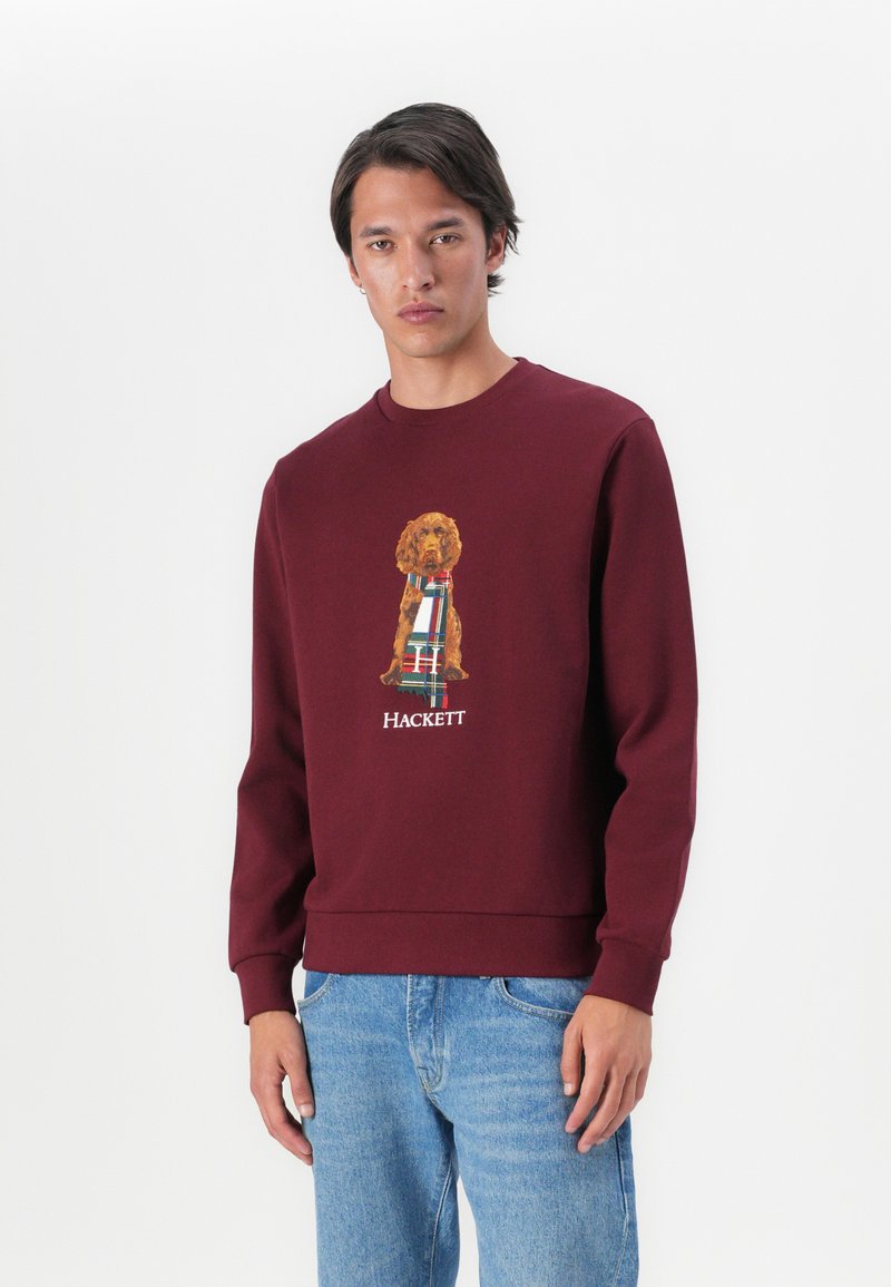 Hackett London HERITAGE HARRY CREW - Jersey de punto - burgundy red
