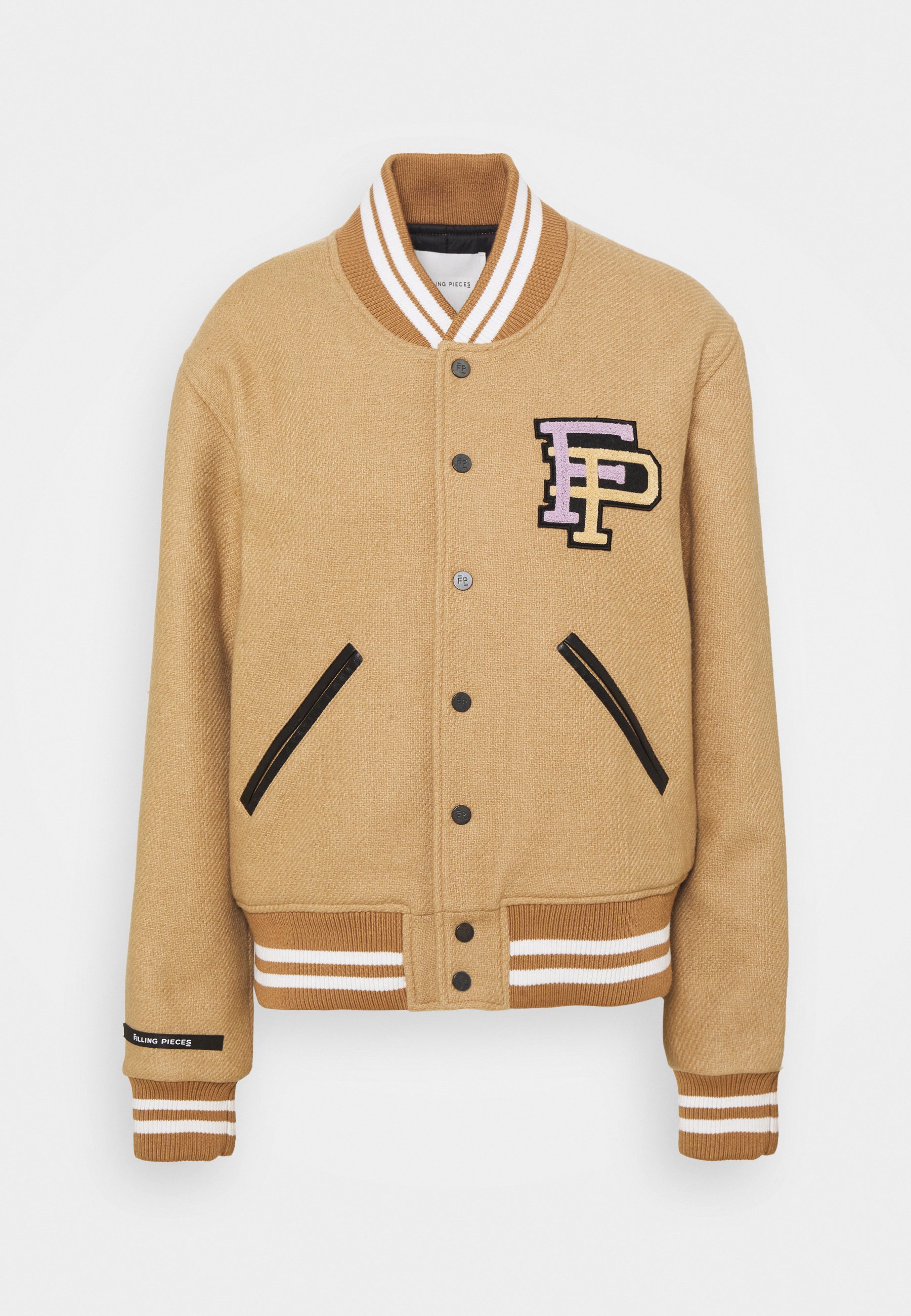 Filling Pieces VARSITY JACKET UNISEX - Veste mi-saison - camel - ZALANDO.FR