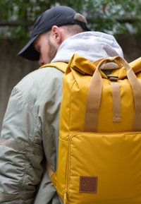 Manufaktur13 ROLL-TOP DAYPACK - Backpack - mustard