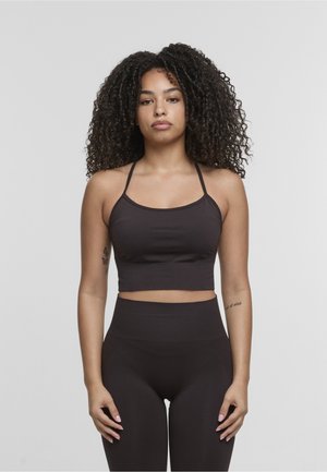 HILDE - Hosszított melltartó - almost black