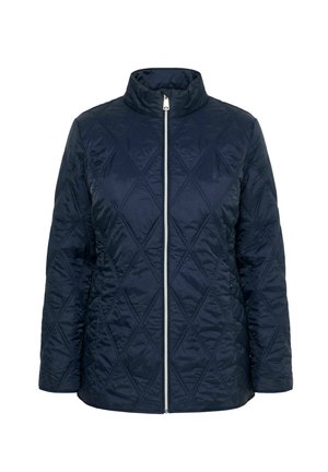 Ulla Popken, HYPRAR MIXED QUILTED WATER-REPELLENT JACKET - Wintermantel - marine