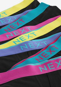 Next A-FRONT 8 PACK - Uske bokserice - black colour pop waistband