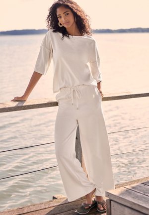 Venice Beach, RUNDHALS - T-shirt basic - creme