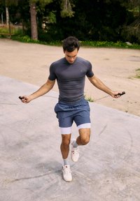 Danish Endurance COMPRESSION SHORT SLEEVE 2-PACK - Camiseta deportiva - black grey