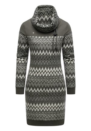CHLLOE ZIG ZAG - Jurk - grey