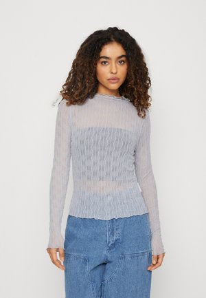 Gina Tricot EVERLY - Μπλούζα με μακριά μανίκια - zen blue