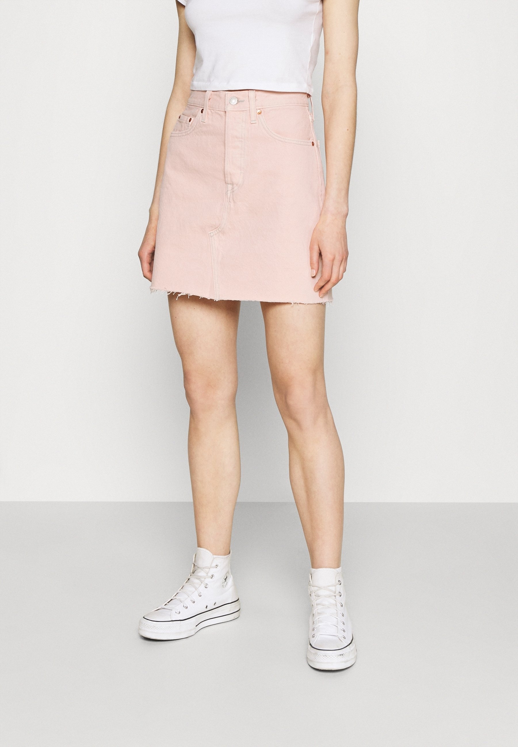 Jupe En Jean Levi's Femme/junior - Taille 9 - Denim Vintage Rare - Occasion En Très Bon état