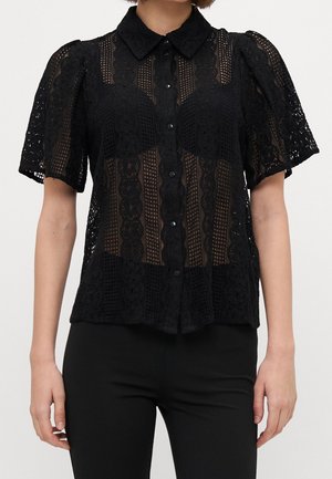 Hemdbluse - black