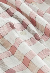 Next TEXTURED CHECK LONG SLEEVE - Paitapusero - bright pink white