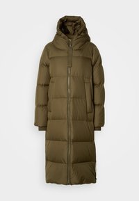 HERO COAT WITH HOOD BACKPACK BELTS INSIDE - Geacă cu puf - mossy olive